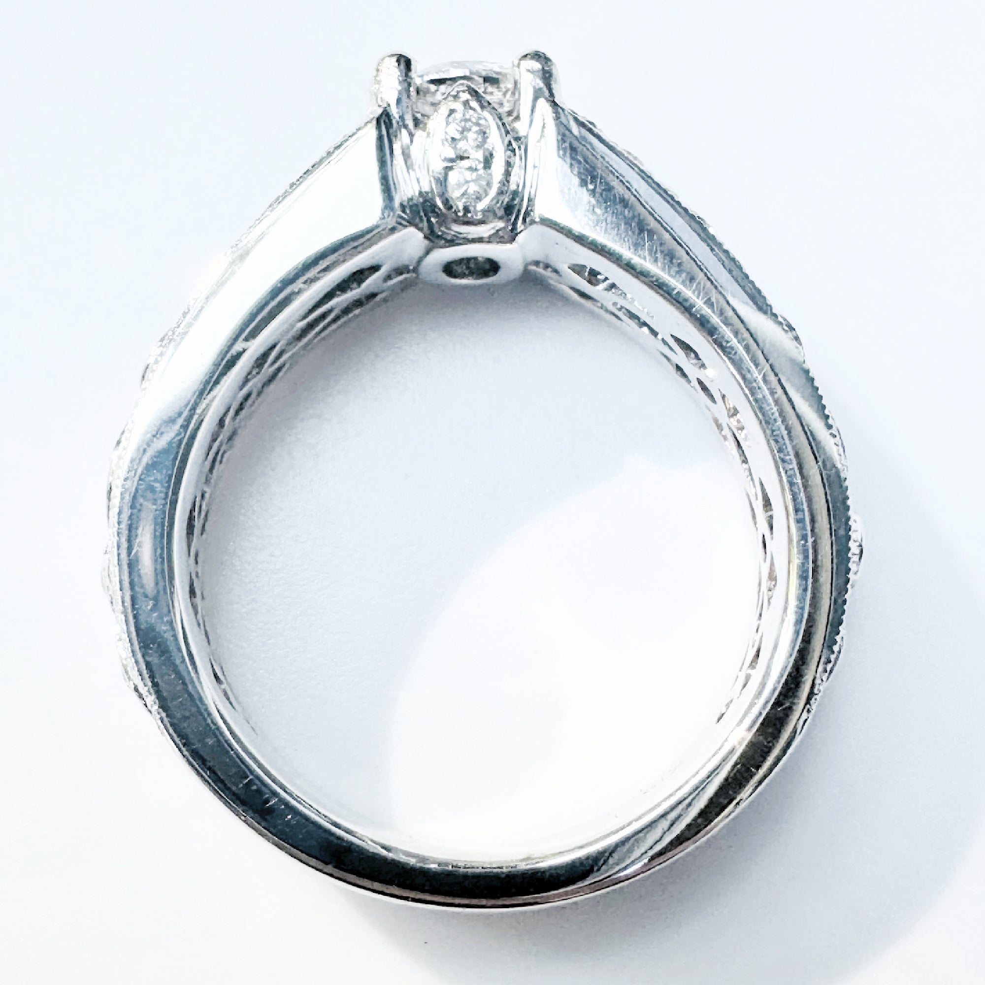 18K White Gold IGI Certified 0.60ct Lab Diamond Engagement Ring