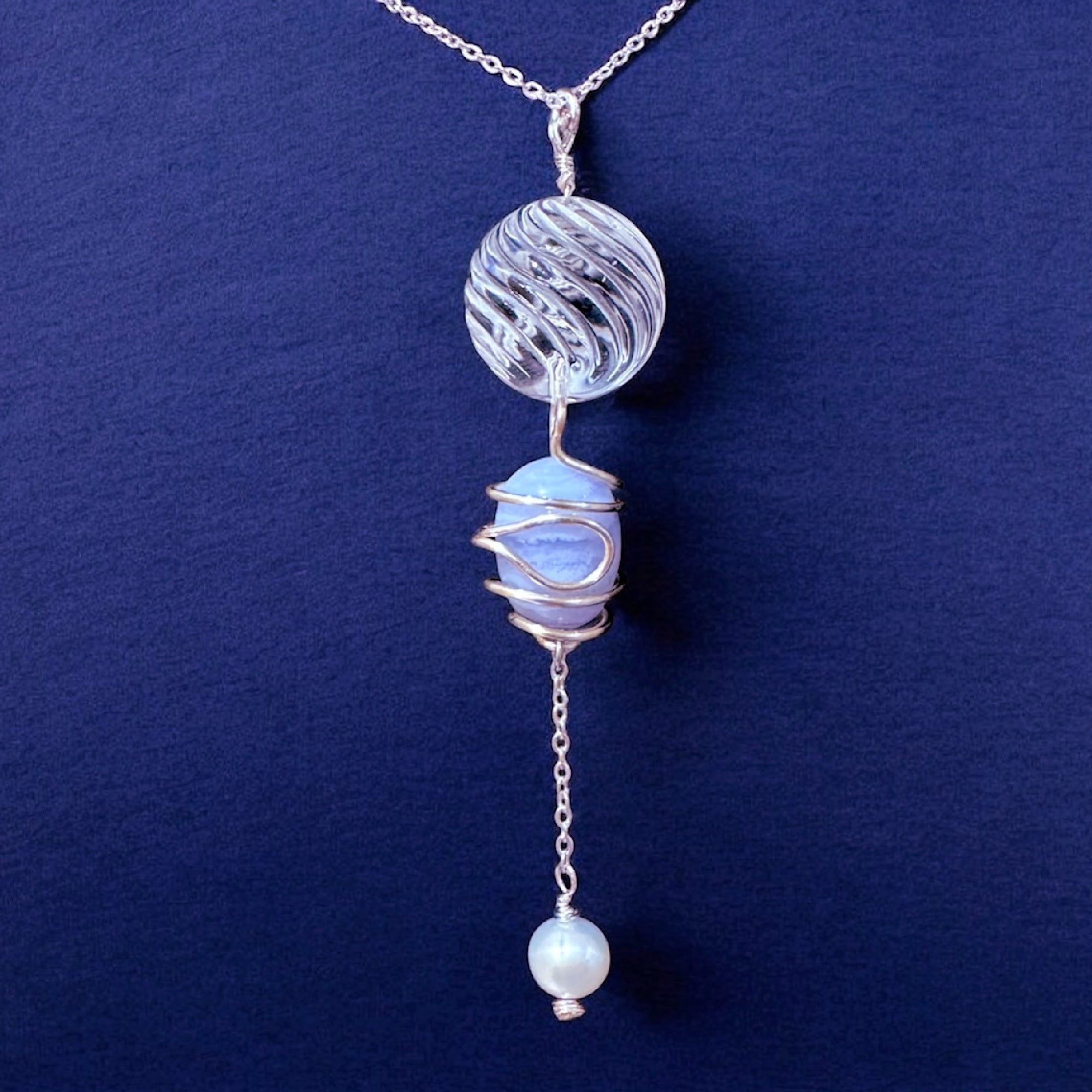 Ocean Mist Cascade Pendant