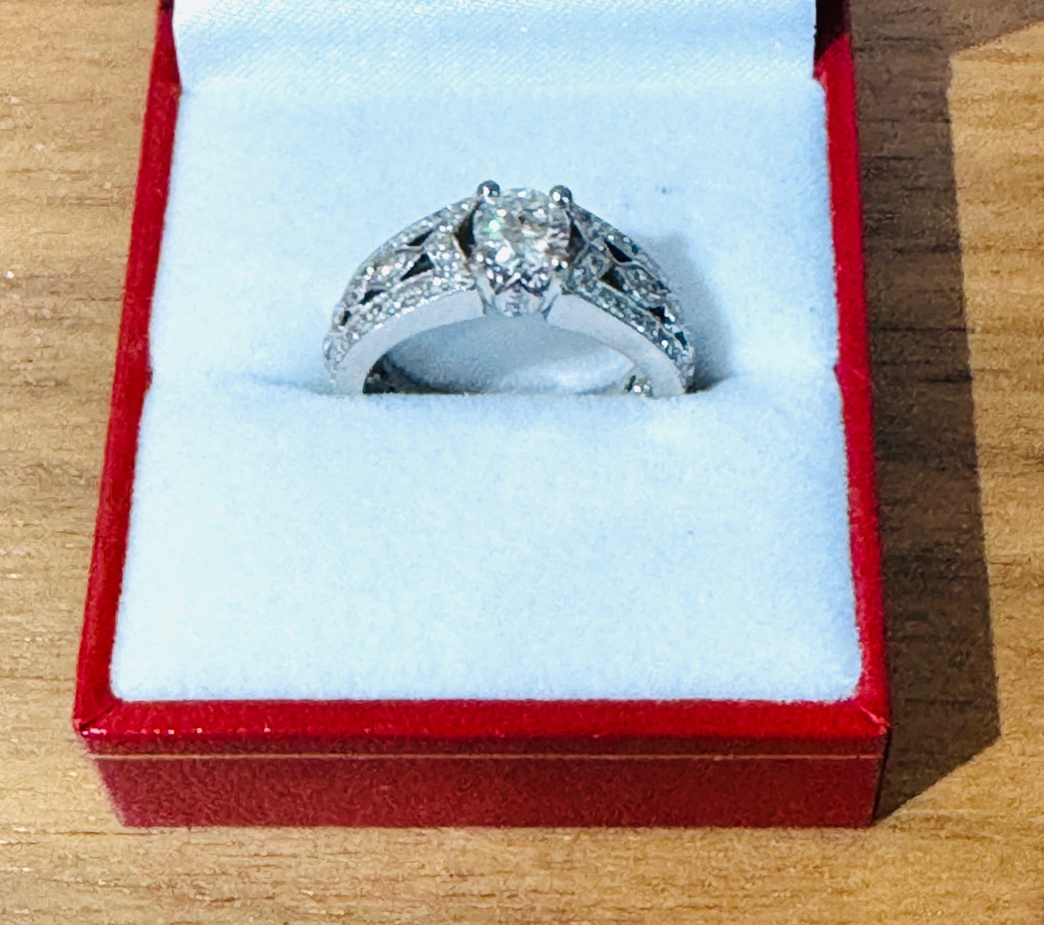 18K White Gold IGI Certified 0.60ct Lab Diamond Engagement Ring