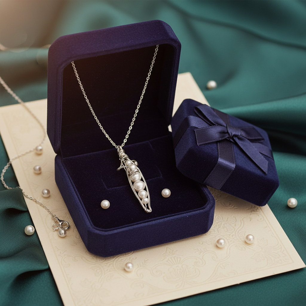 Gift Presentation - Peas in Pod Pendant