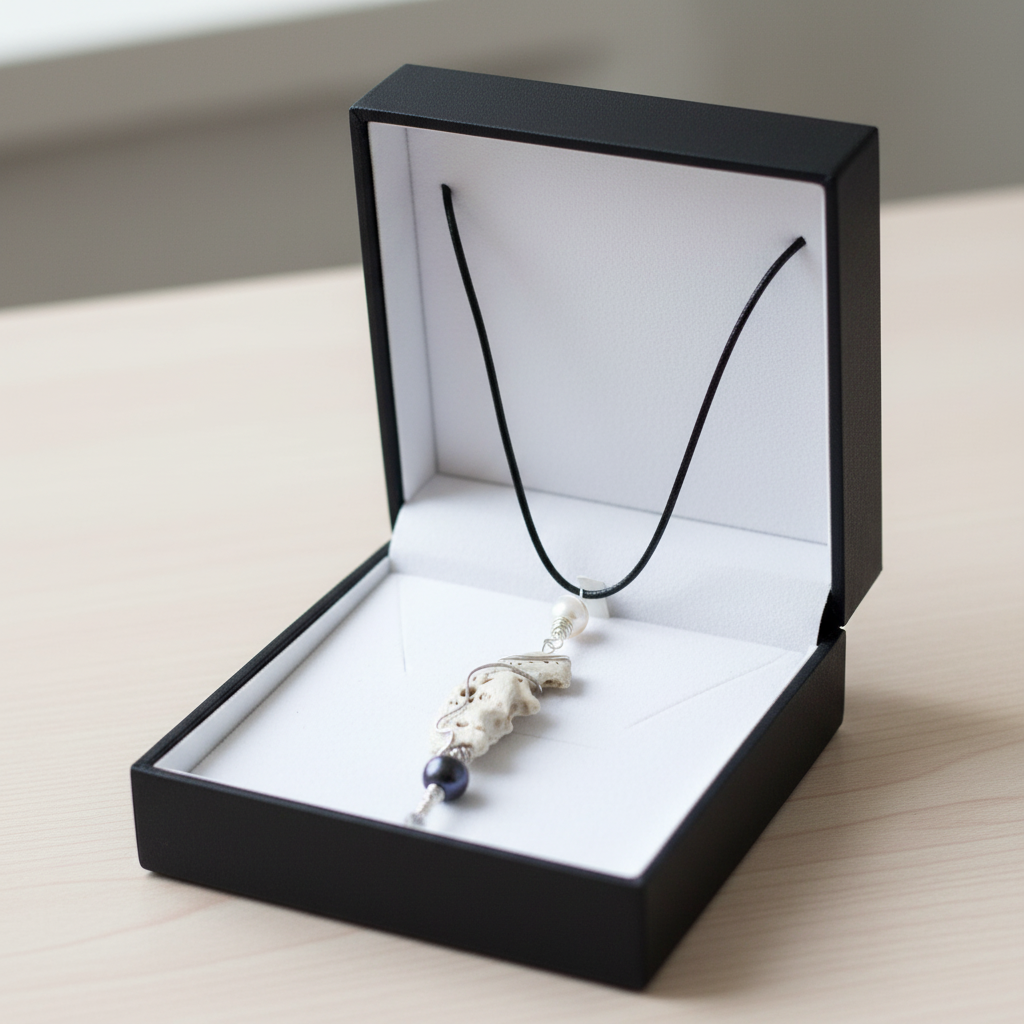 Madonna pendant in gift box