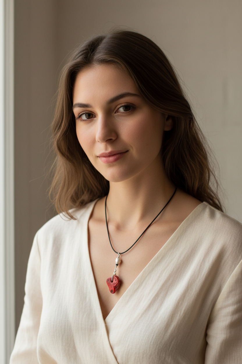 Pendant worn lifestyle shot