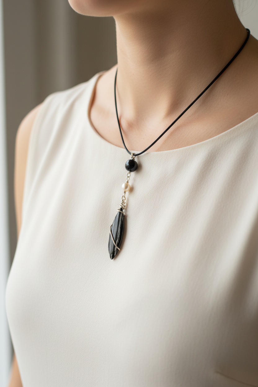 Pendant worn lifestyle shot